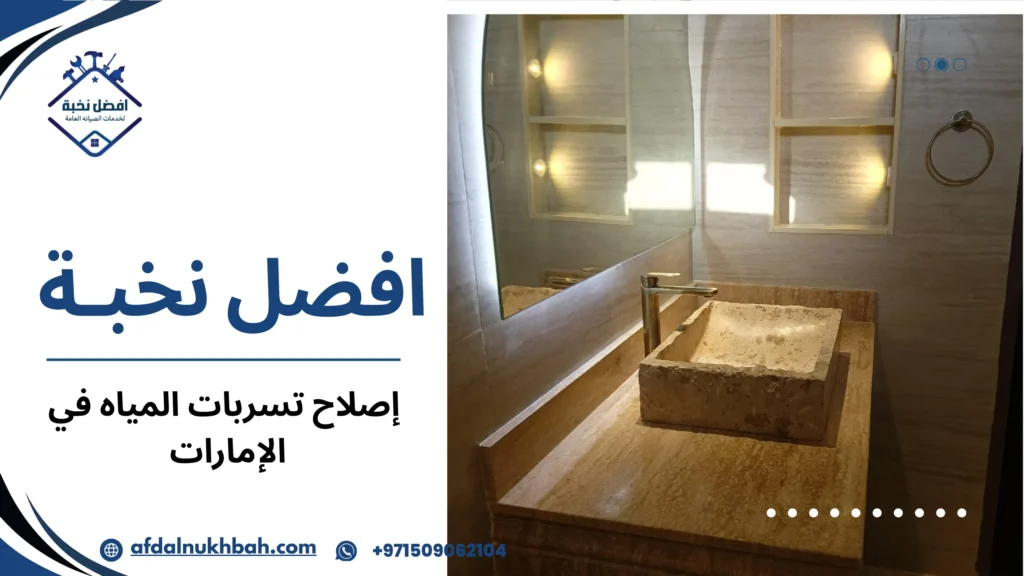 كيفية اختيار أفضل شركة إصلاح تسربات المياه في الإمارات